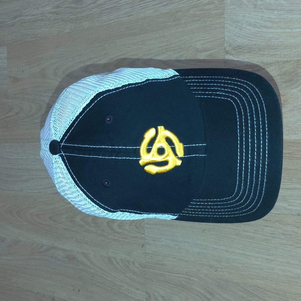 45 Record Adapter Trucker Mesh Snapback Hat